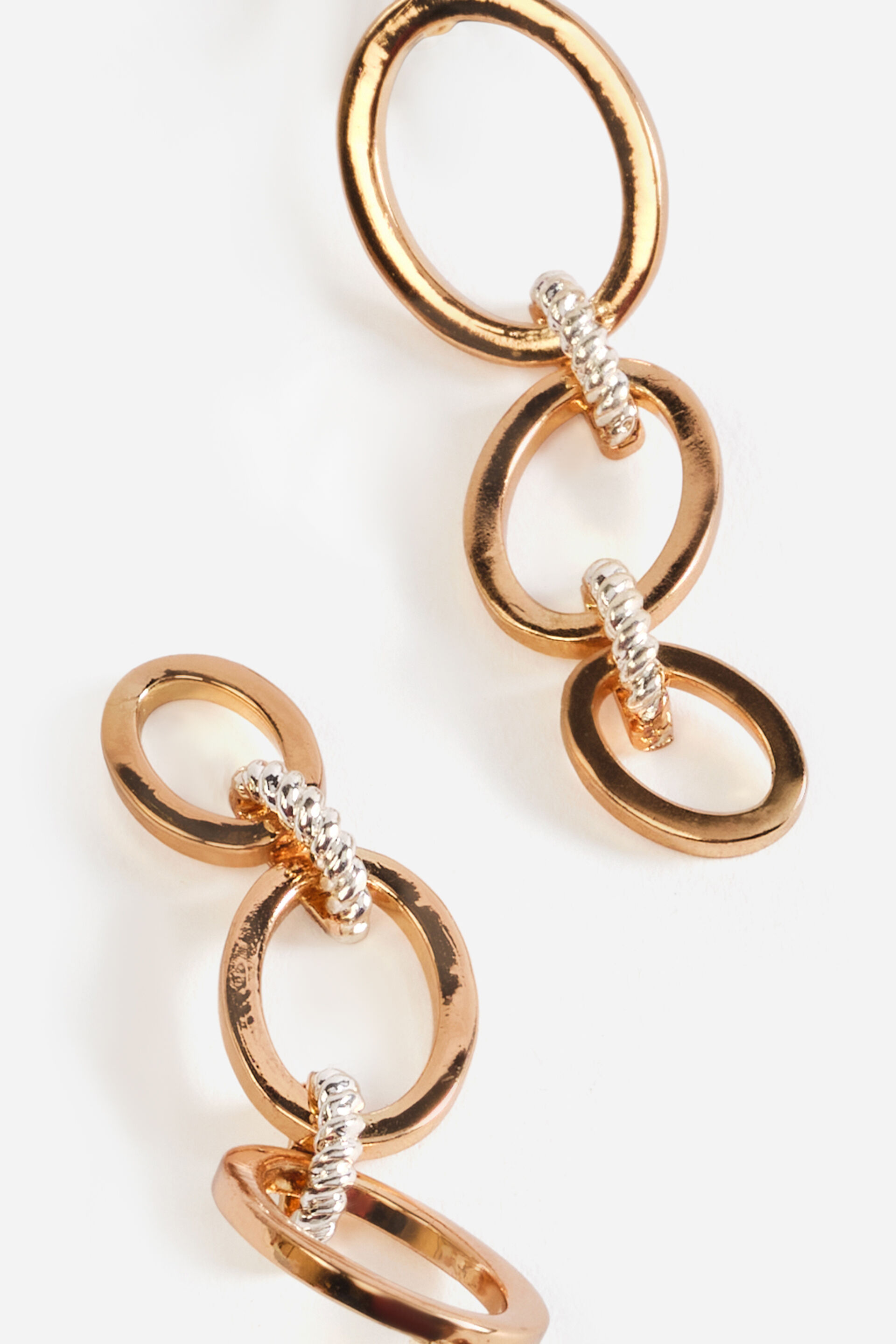 Golden Link Earrings, , image 1